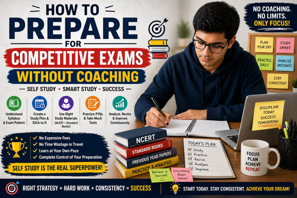 How to Prepare for Competitive Exams at Home