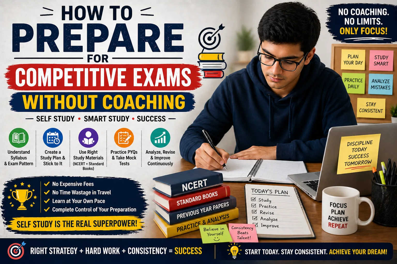 How to Prepare for Competitive Exams at Home