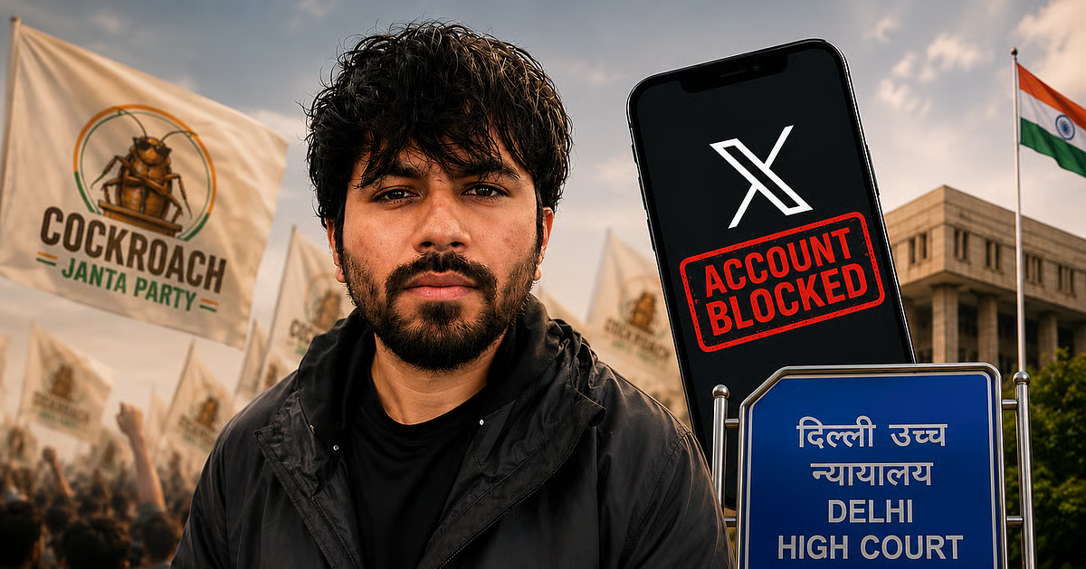 Cockroach Janta Party Founder Moves Delhi High Court Against X Account Takedown