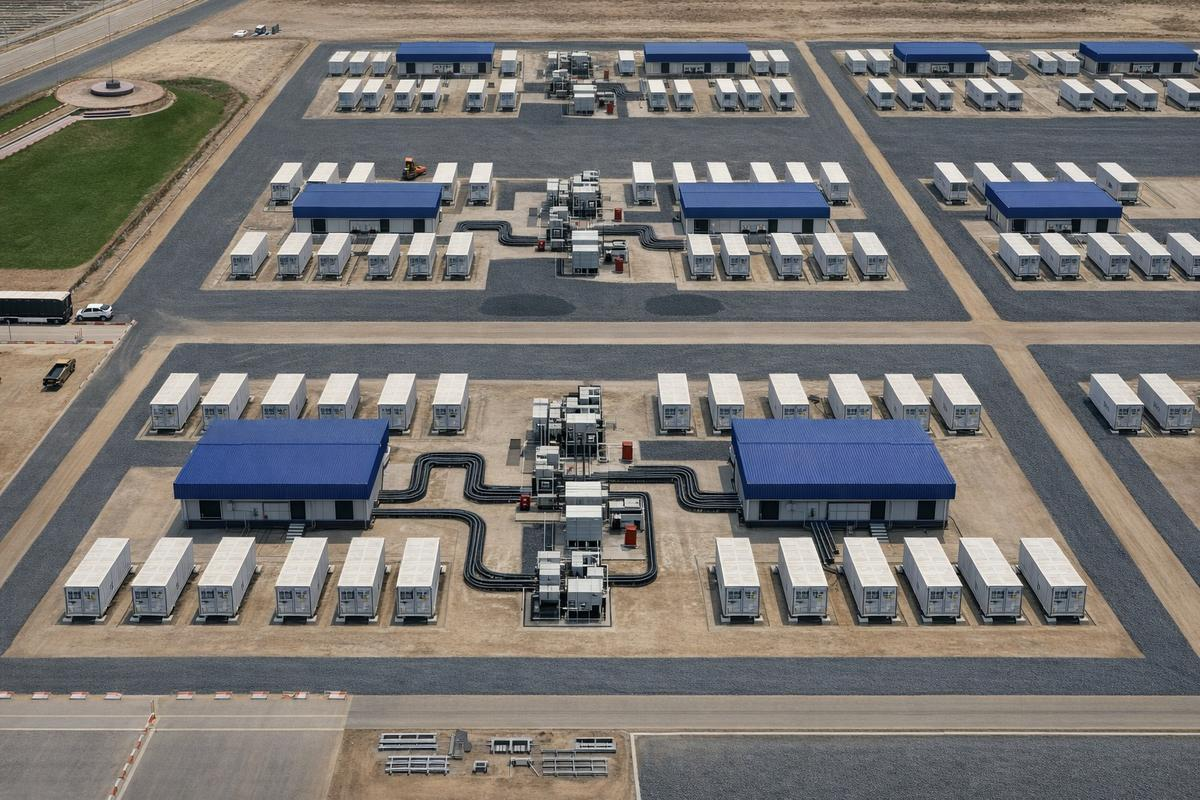 Adani Green Energy Commissions Massive 3.37 GWh Battery Storage Project in Khavda