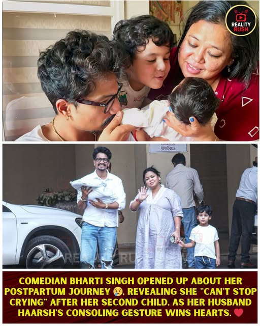 ભારતી સિંહની આંખમાં આંસુ: બીજા બાળકના જન્મ પછી 'પોસ્ટપાર્ટમ' અસર સામે સંઘર્ષ