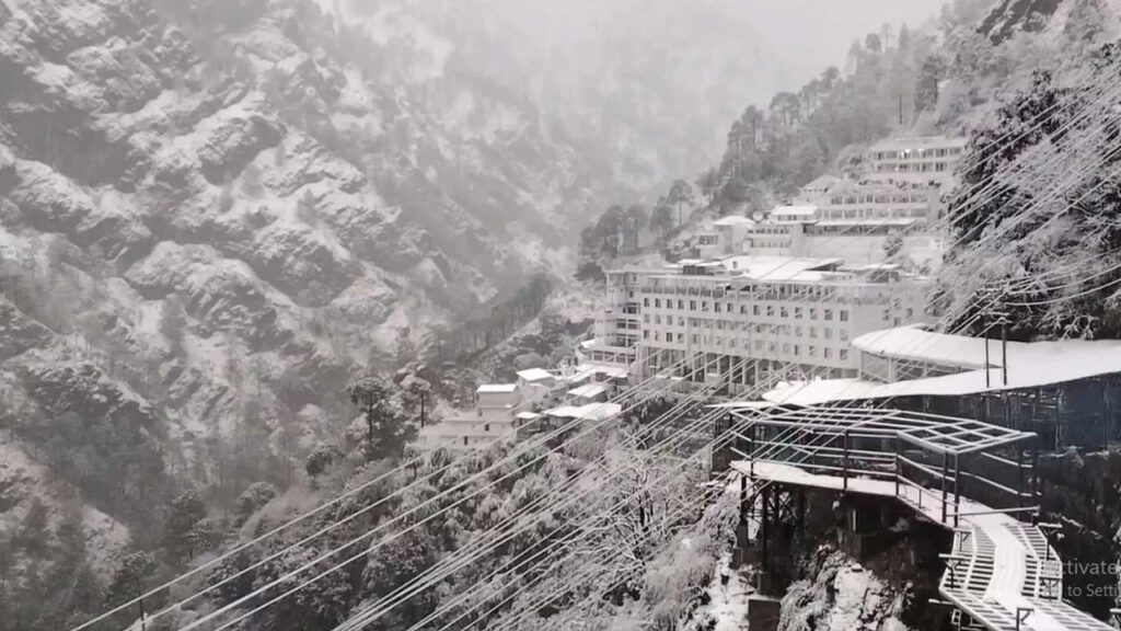 Vaishno Devi Snowfall
