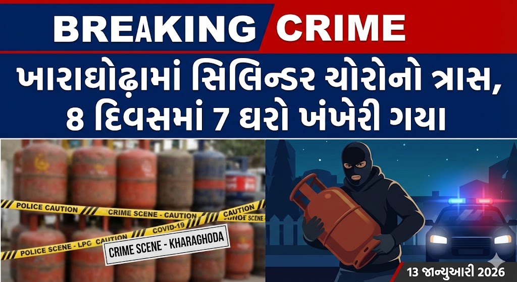 Kharaghoda gas cylinder theft