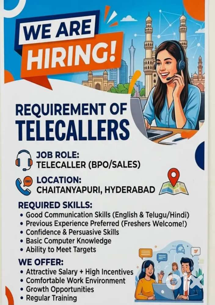  Tele caller Jobs Hyderabad