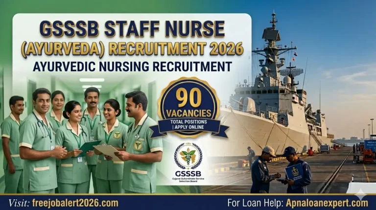 GSSSB Staff Nurse Ayurveda Recruitment 2026