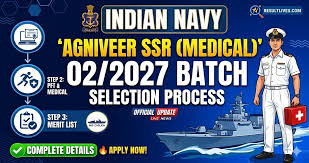  Navy SSR Medical 02/2027 ભરતી 