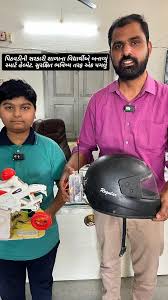 અમરેલીના વિદ્યાર્થીએ બનાવ્યું સ્માર્ટ હેલ્મેટ