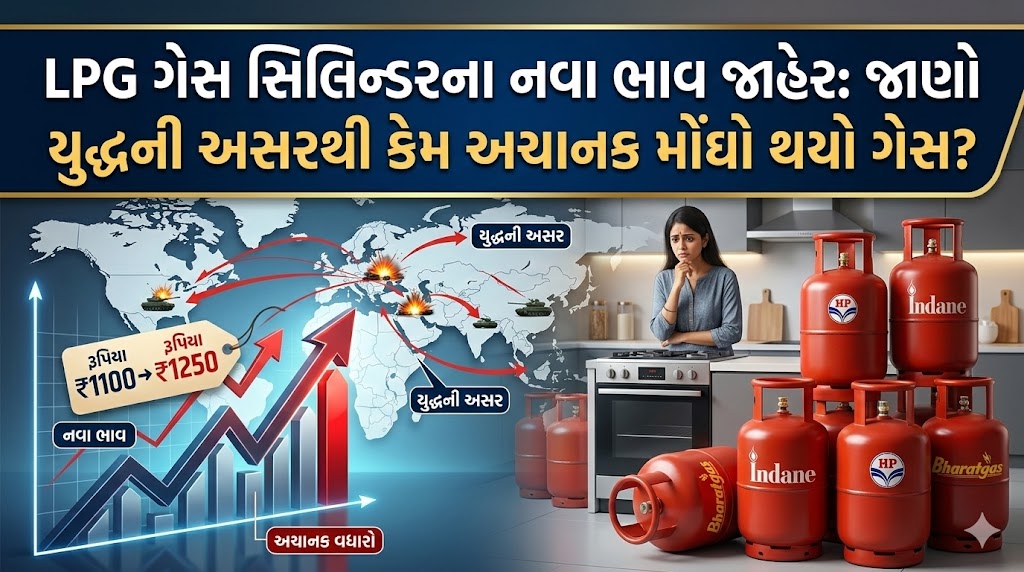 LPG ગેસ સિલિન્ડરના નવા ભાવ જાહેર