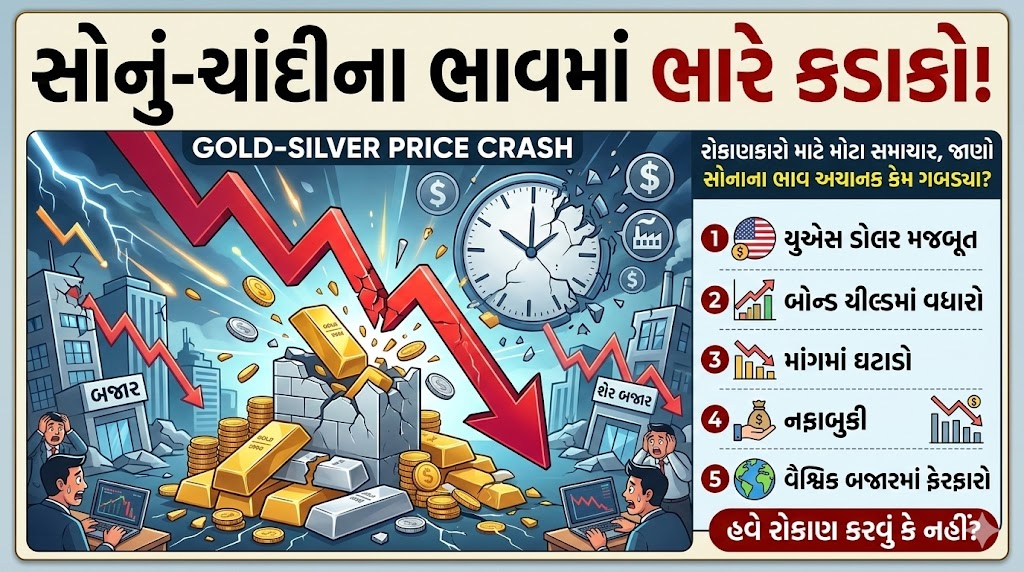 સોનાના ભાવમાં ઘટાડો