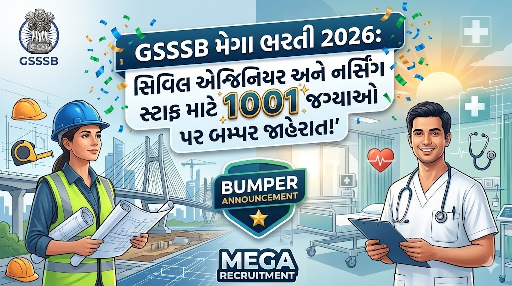 GSSSB મેગા ભરતી 2026: