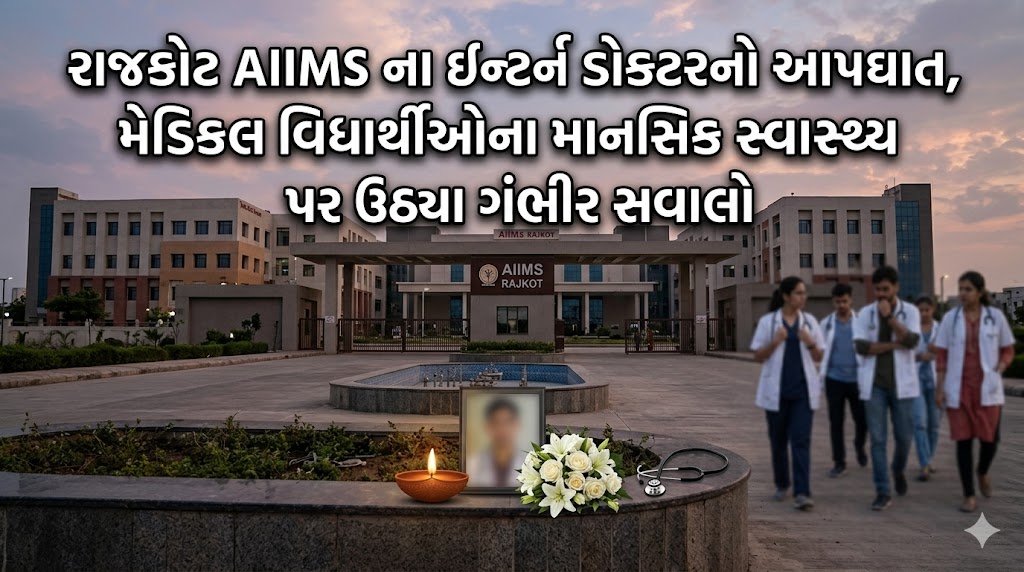 રાજકોટ AIIMS ના ઇન્ટર્ન ડોક્ટરનો આપઘાત