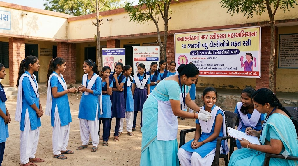 HPV Vaccination Drive Banaskantha