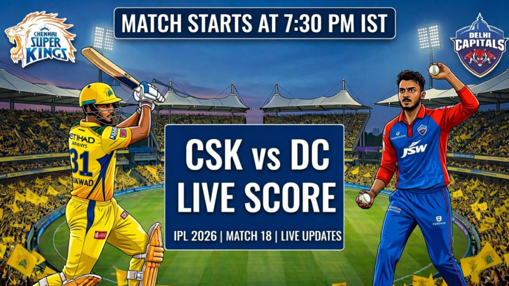 csk vs dc live