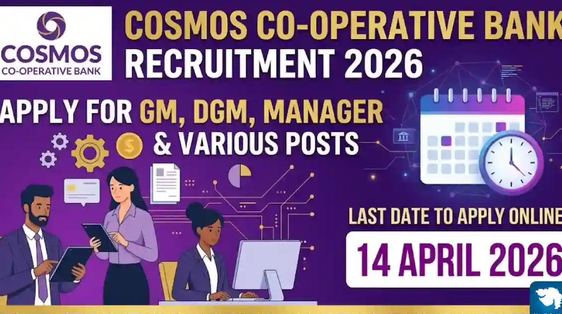 Cosmos Bank Recruitment 2026