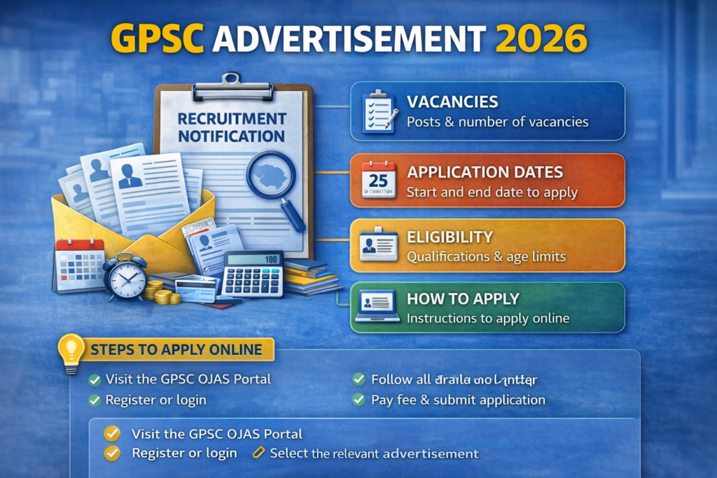 GPSC Recruitment 2026