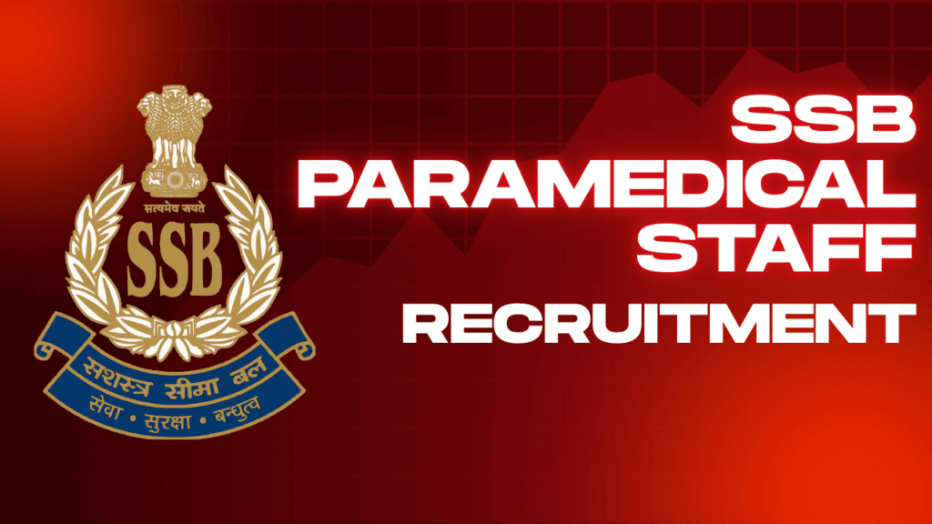 SSB Paramedical Staff Recruitment 2026