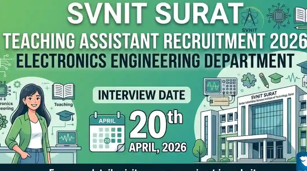 Surat Teaching Assistant Recruitment 2026