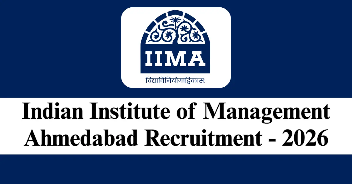 IIMA Recruitment 2026