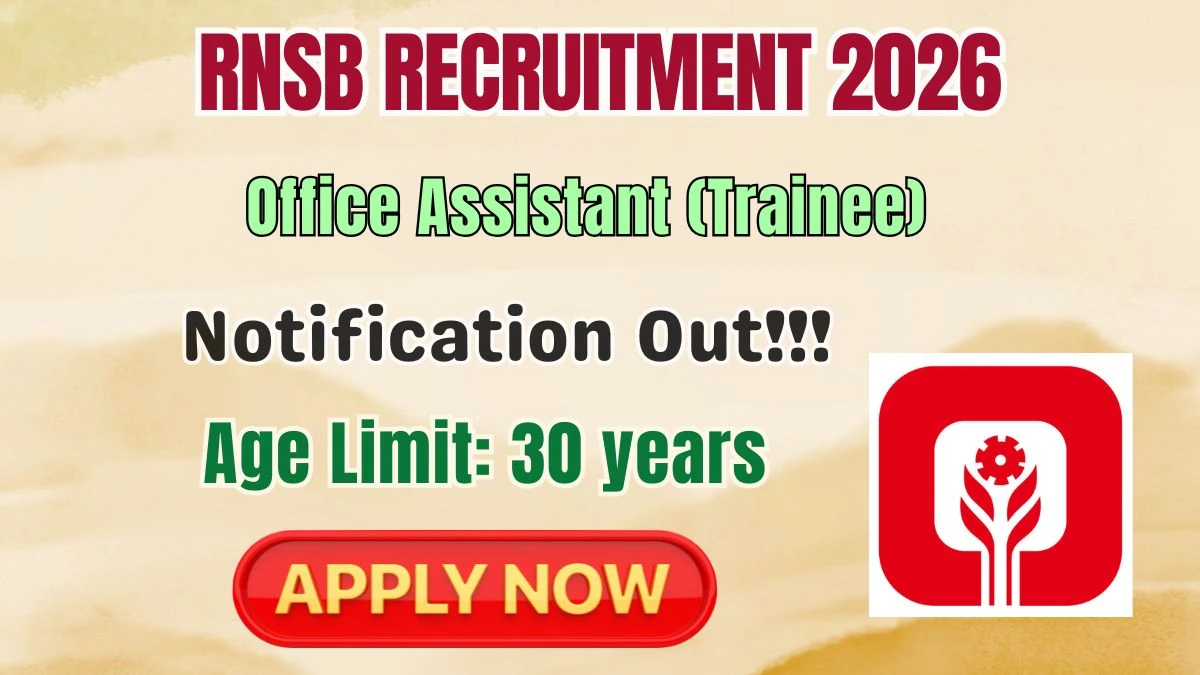 RNSBL Recruitment 2026