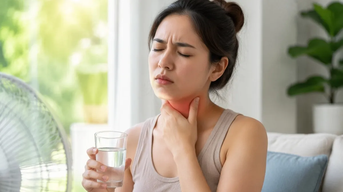 Sore Throat in Summer