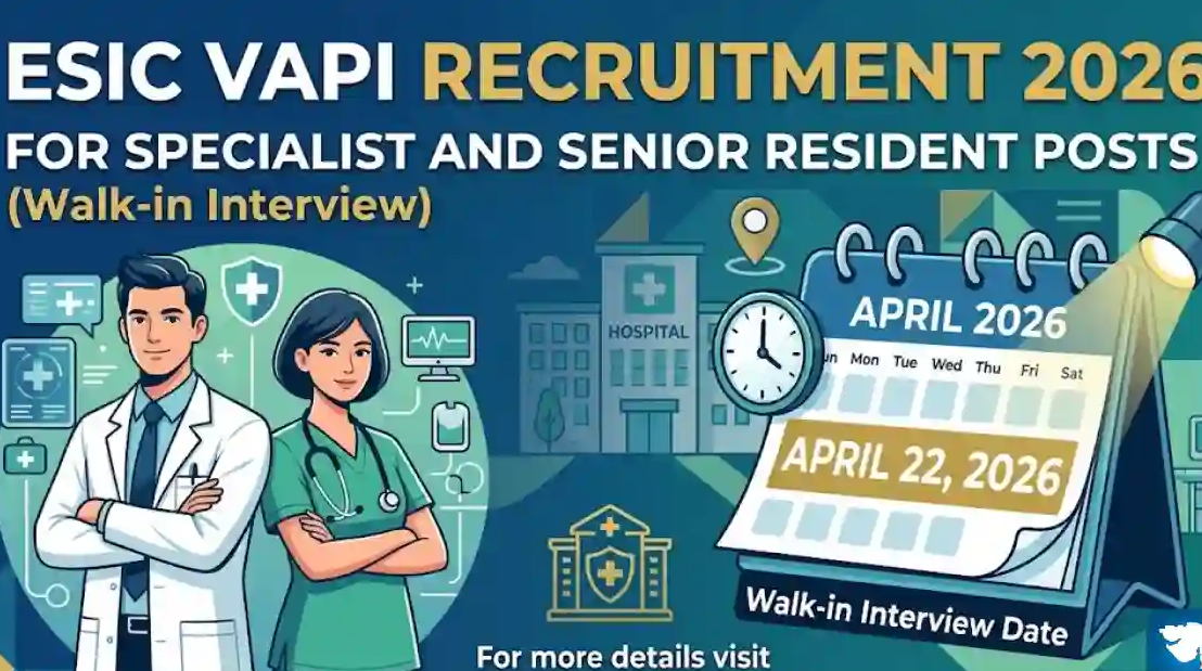 ESIC Vapi Recruitment 2026