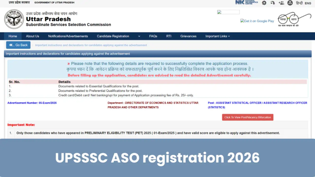 UPSSSC ASO 05 Exam 2026