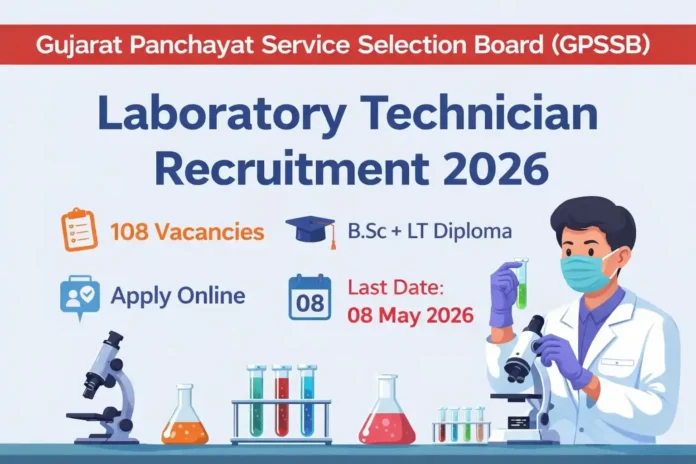 GPSSB Laboratory Technician Recruitment 2026