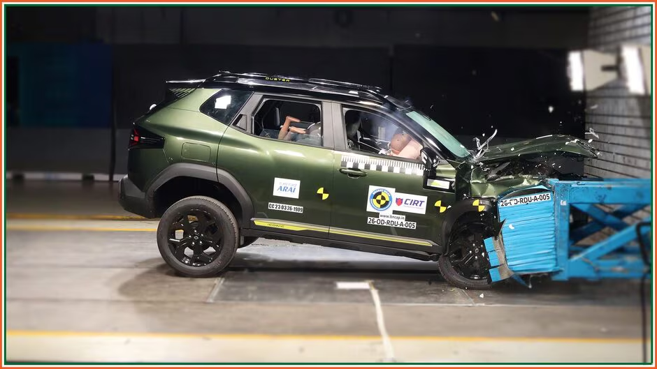 Renault Duster BNCAP Safety Rating: નવી રેનો ડસ્ટરે ક્રેશ ટેસ્ટમાં મેળવ્યા ૫-સ્ટાર રેટિંગ,