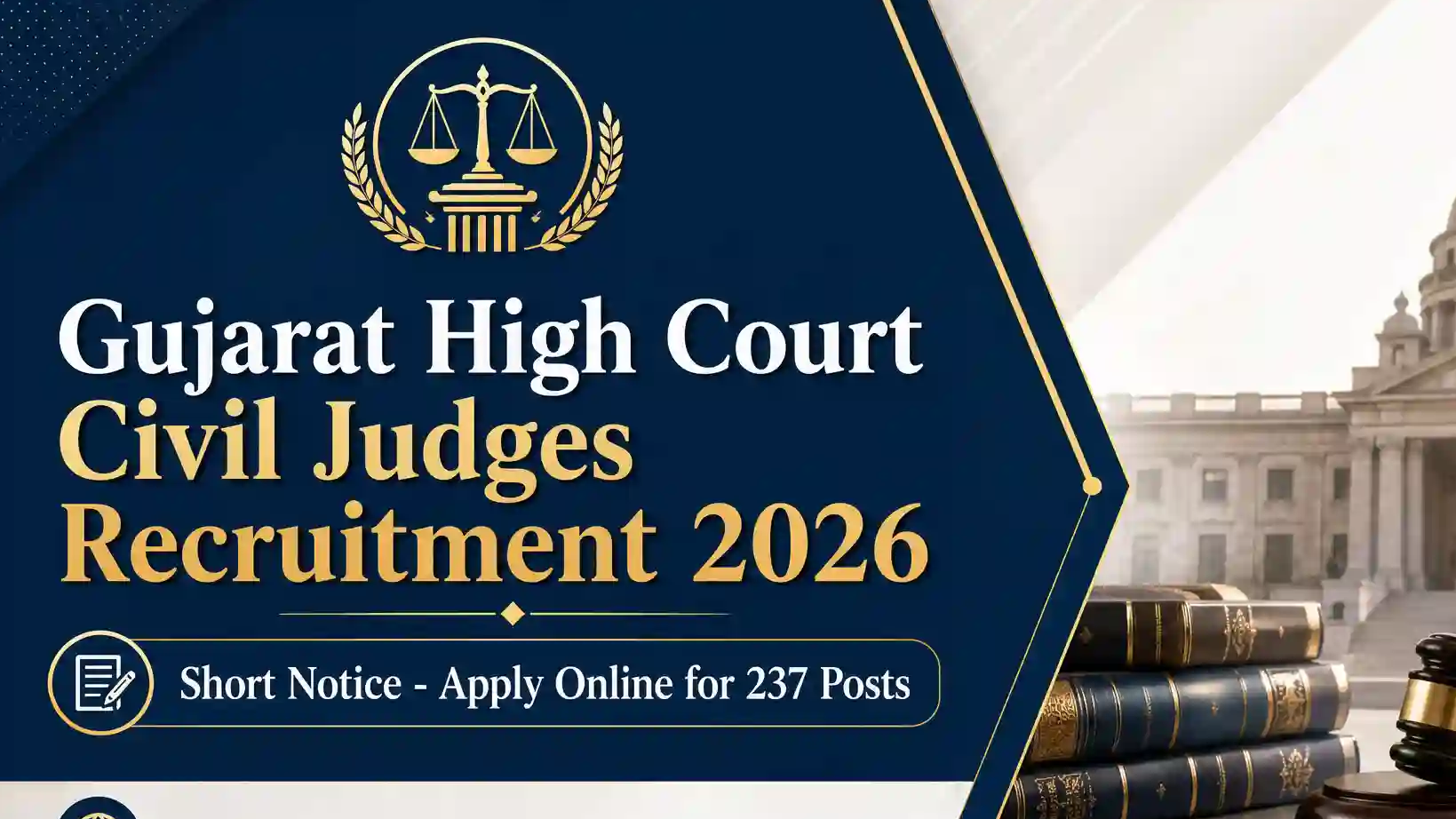 Gujarat High Court Civil Judges Recruitment 2026