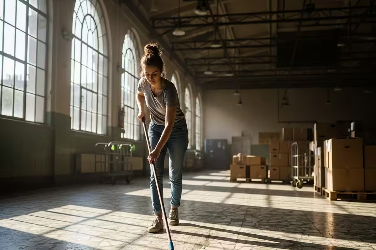 Household Trick for Shiny Floor