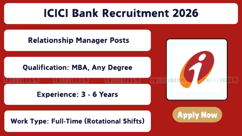 ICICI Bank Relationship Manager Recruitment 2026