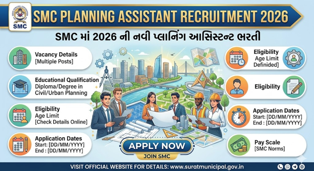 SMC Planning Assistant Recruitment 2026