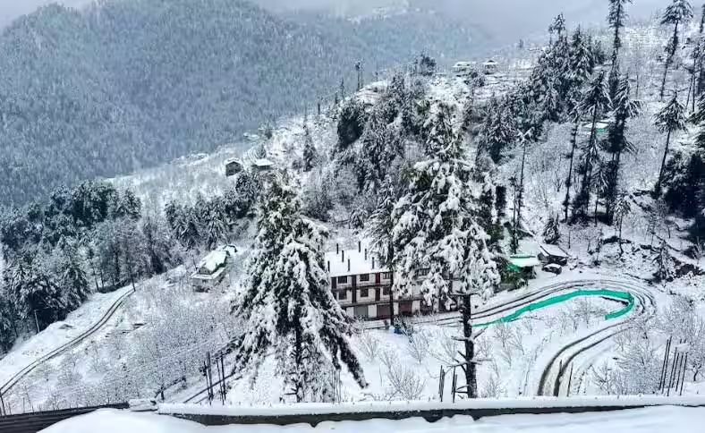 Unseasonal Snowfall in Summer