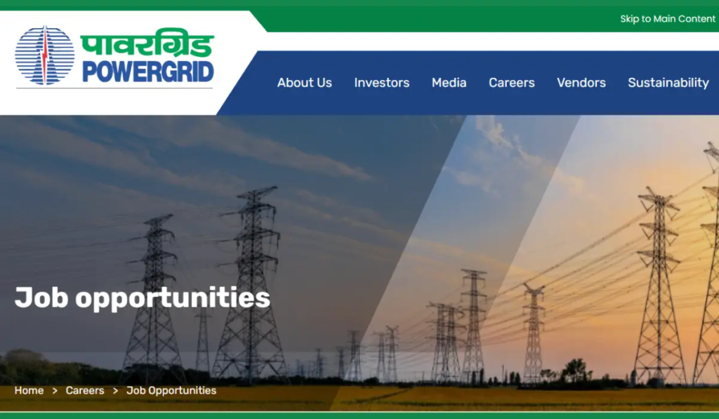PGCIL POWERGRID Non Executive Recruitment 2026