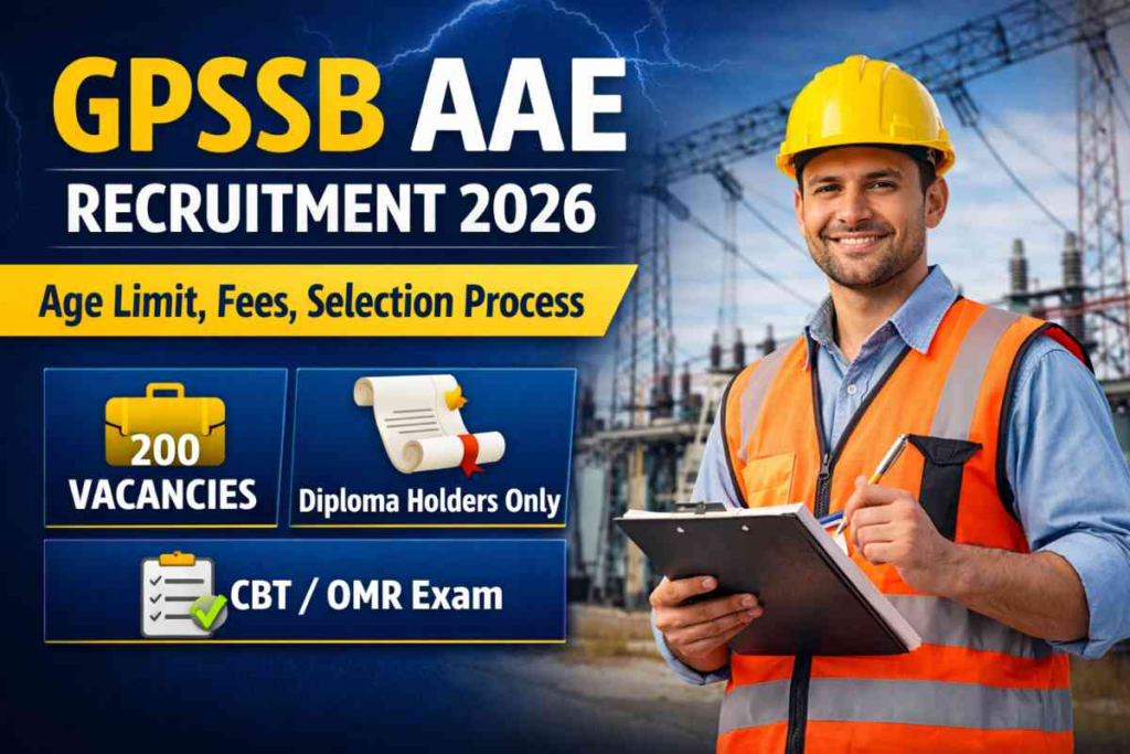 GPSSB Additional Assistant Engineer Electrical Recruitment 2026