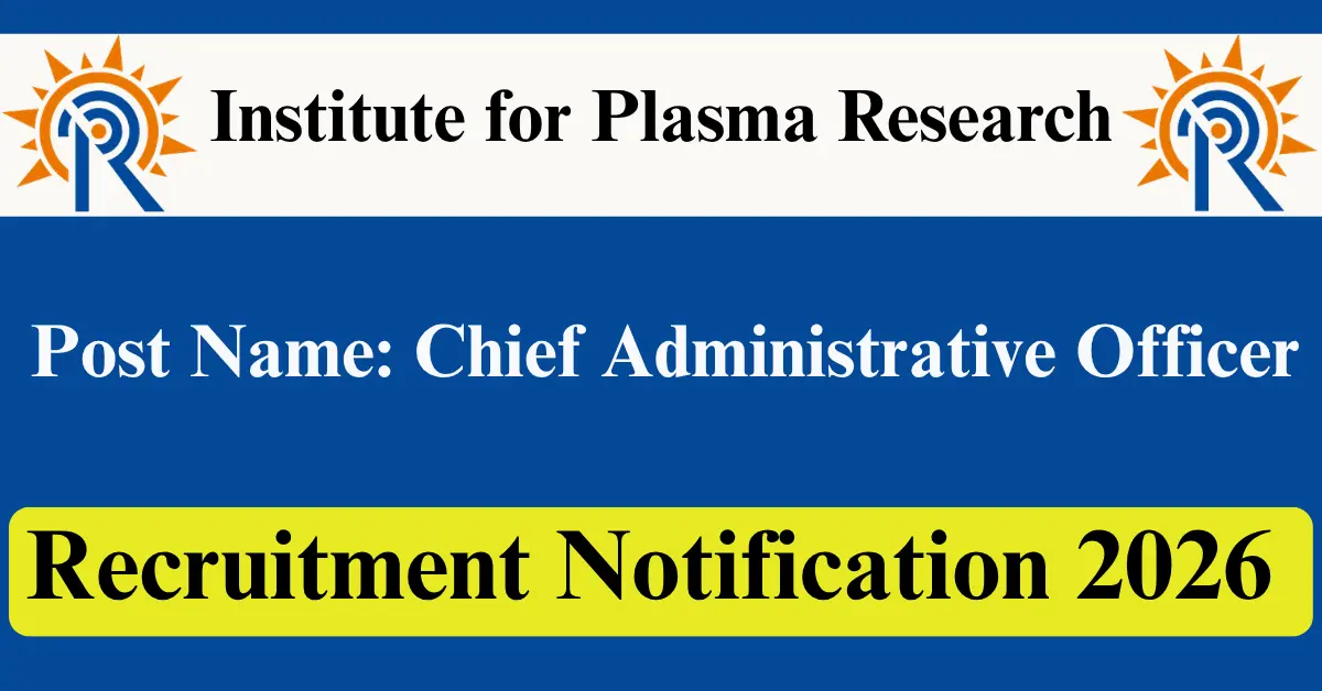 IPR Recruitment Chief Administrative Officer 2026