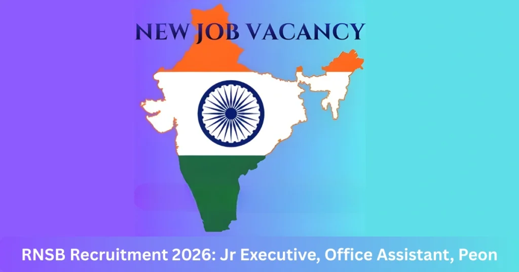 RNSB Jr Executive Trainee Recruitment 2026: