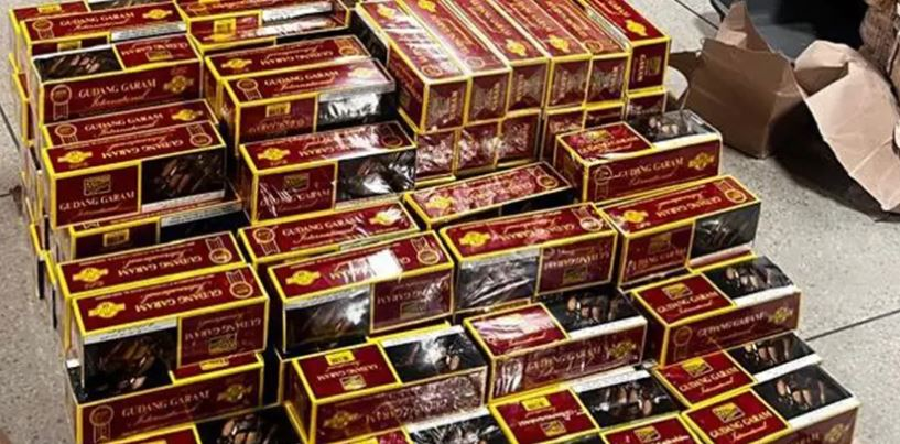 Ahmedabad Airport Cigarette Seizure