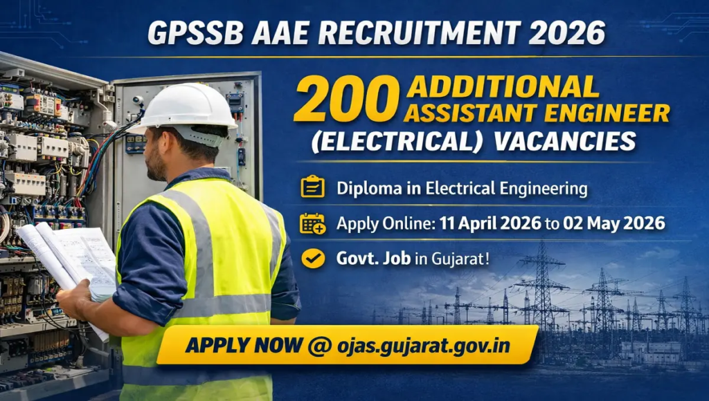 GPSSB Additional Assistant Engineer Electrical Recruitment 2026