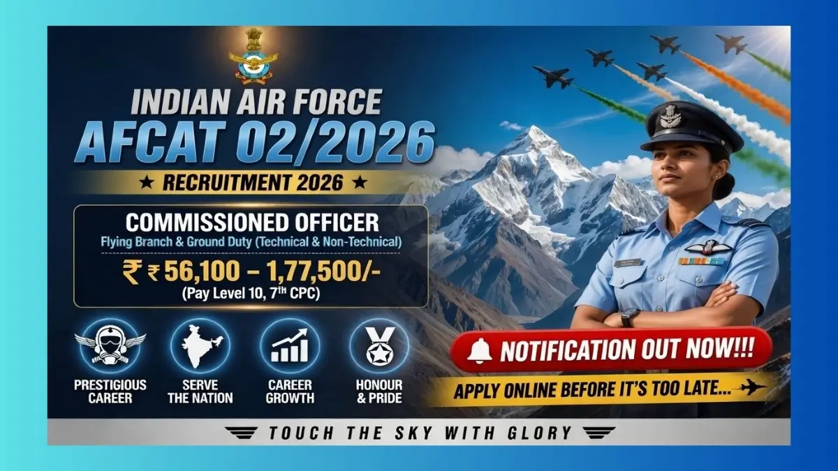 IAF AFCAT Recruitment 2026