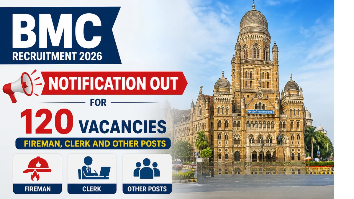 BMC Various Posts Recruitment 2026