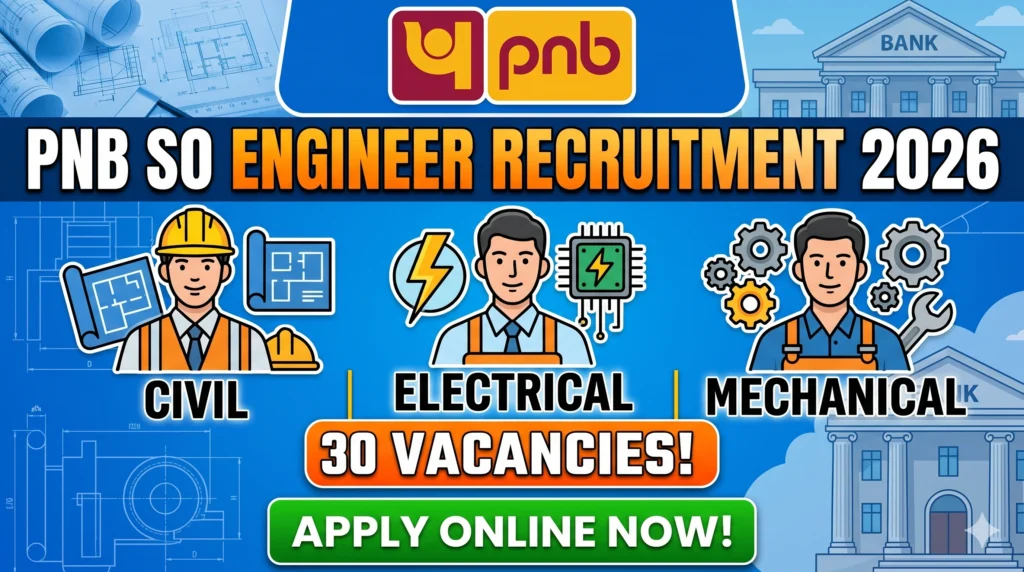 PNB SO Engineer Recruitment 2026