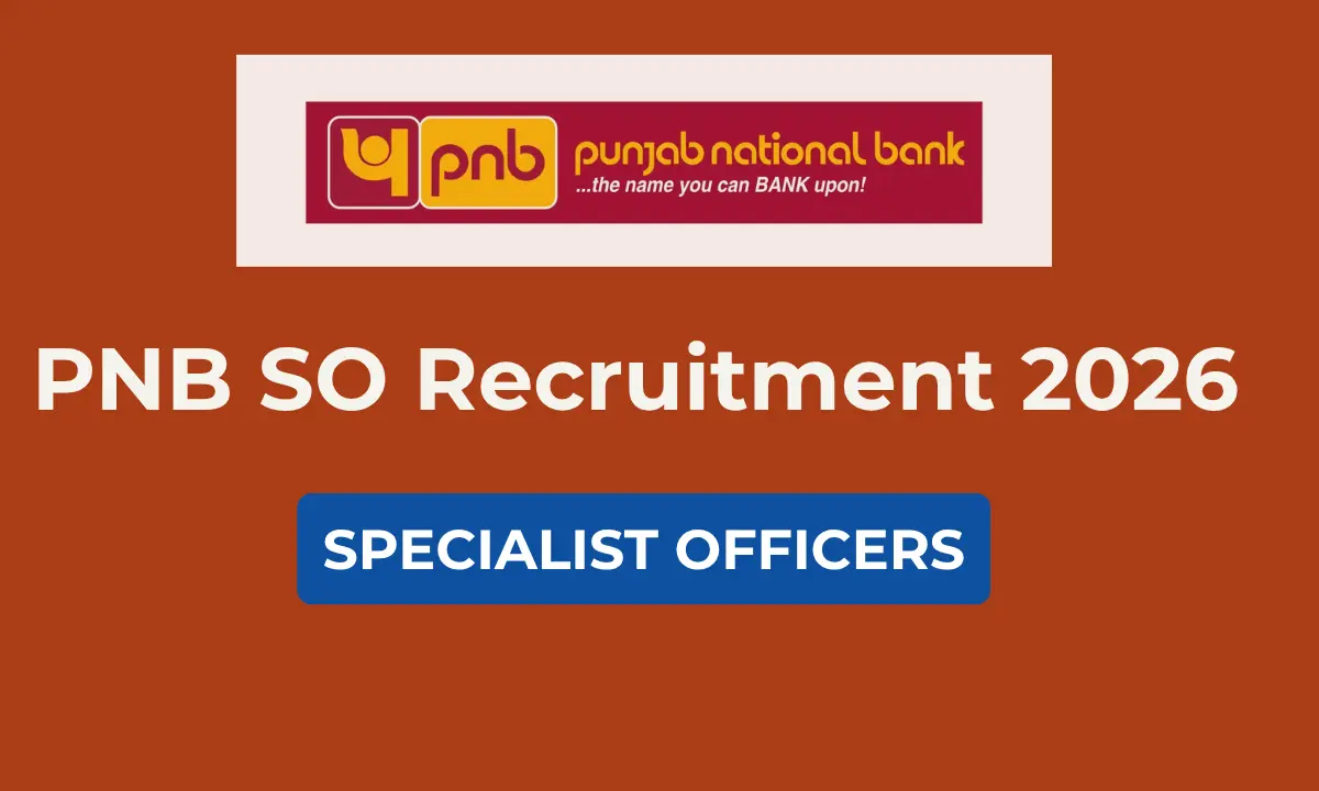 PNB SO Engineer Recruitment 2026