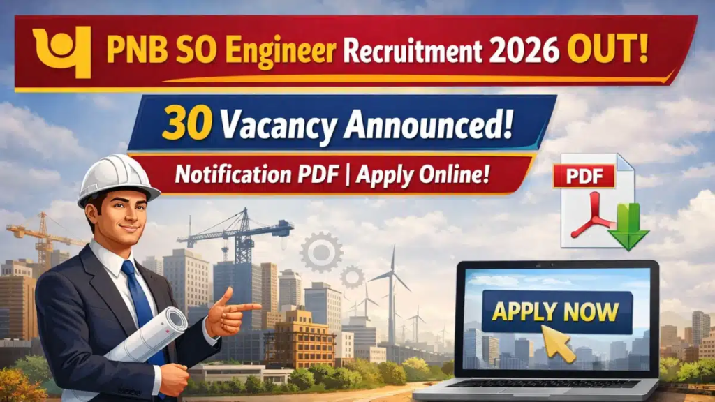  PNB SO Engineer Recruitment 2026