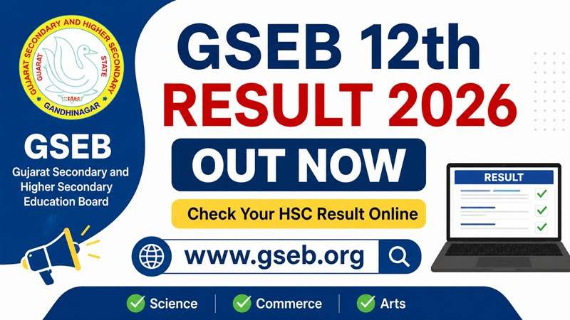 GSEB 12th Result 2026